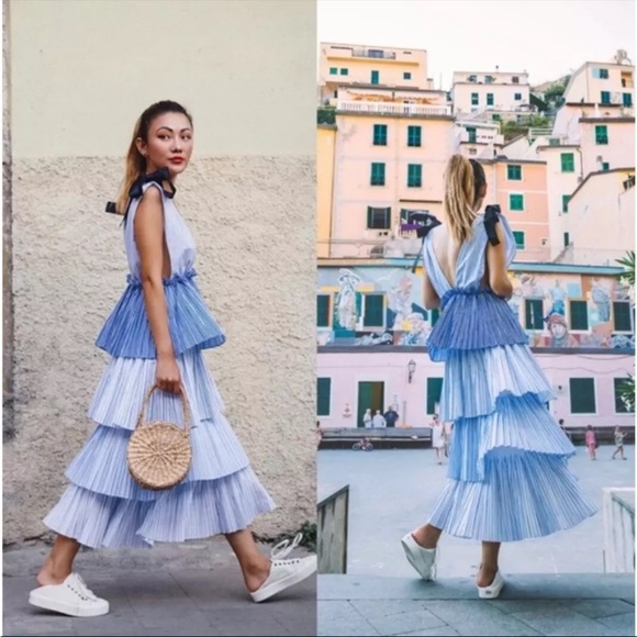 Free People x Style Mafia Tiered Dress - Picture 1 of 9